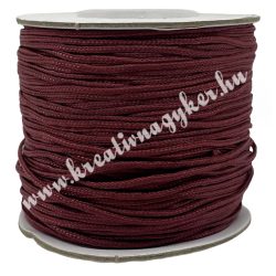 Nylon zsinór, bordó, 1 mm, 88 yard/tekercs (~80 m)