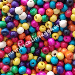 Fagyöngy, színes, 8x7 mm, 100 g/csomag