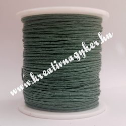   Viaszolt zsinór, 1mmx100yard, sötét olíva, 100 yard/tekercs (~91m)