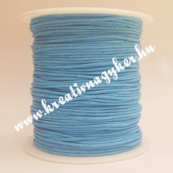   Viaszolt zsinór, 1mmx100yard, világoskék, 100 yard/tekercs (~91m)