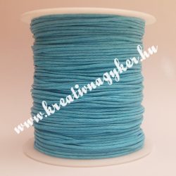   Viaszolt zsinór, 1mmx100yard, türkiz, 100 yard/tekercs (~91m)