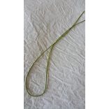 Szintetikus bőrszál, 2mmx75cm, fűzöld, 50 szál/köteg
