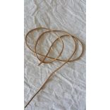 Szintetikus bőrszál, 2mmx75cm, natúr, 50 szál/köteg