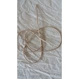 Szintetikus bőrszál, 2mmx75cm, nyers, 50 szál/köteg