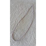 Szintetikus bőrszál, 2mmx75cm, világoslila, 50 szál/köteg