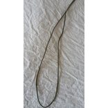 Szintetikus bőrszál, 2mmx75cm, zöld, 50 szál/köteg