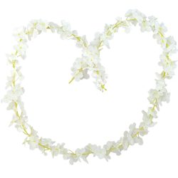 Cseresznyevirág girland, fehér, 180 cm