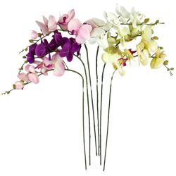 Szatén orchidea ág, 90 cm