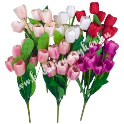 Tulipán csokor, 46 cm