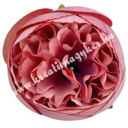 Dekor virágfej, élénk rózsaszín, 5 cm