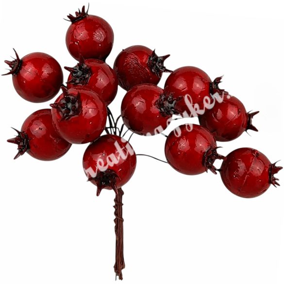 Csipkebogyó pick, 11 cm, 12 db/csokor