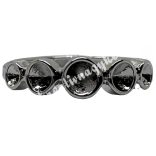 Gyűrűalap, strasszolható, 22x6x22 mm, 10 db/csomag