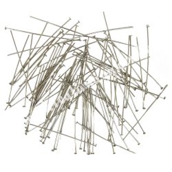 Szerelőpálca, szöges, ezüst, 50x0,7 mm, 100 db/csomag