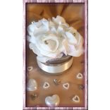 Fémdoboz rózsával