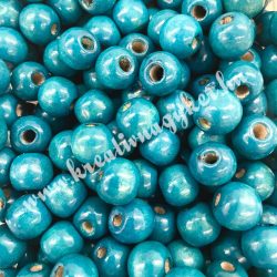 Fagyöngy, türkiz, 12x10,5 mm, 100 g/csomag