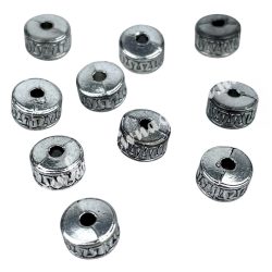 Fémköztes, platina, 7x7x5 mm, 10 db/csomag