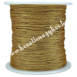 Nylon zsinór, fémszálas, arany, 0,8 mm, 65 m/tekercs