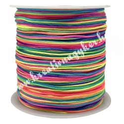 Nylon zsinór, szivárvány, 1 mm, 100 yard/tekercs (~90 m)