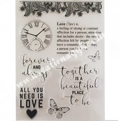 Szilikon pecsételő Szerelem 2., 11x16 cm