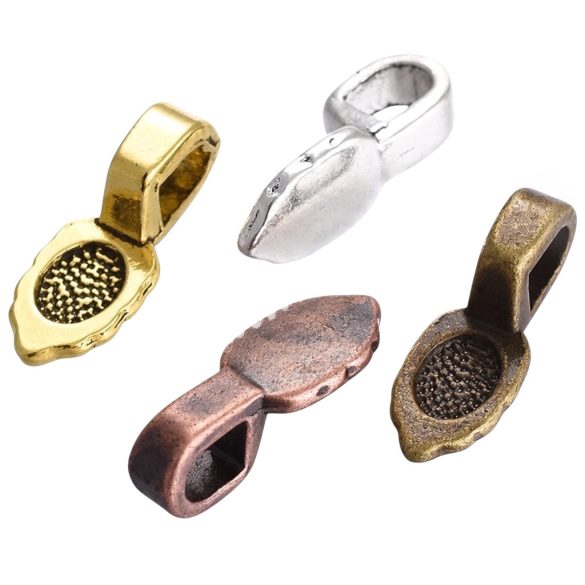 Ragasztható medáltartó, vegyes, 6x5x16 mm, 20 db/csomag