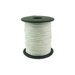  Viaszolt zsinór, 1mmx100yard, fehér, 100 yard/tekercs (~91m)
