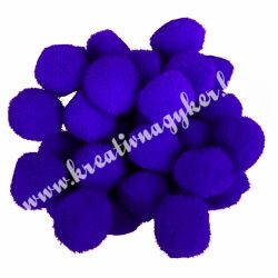 Pompon, lila, 10 mm, 100 db/csomag