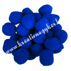 Pompon, sötétkék, 10 mm, 100 db/csomag