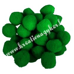Pompon, sötétzöld, 20 mm, 100 db/csomag