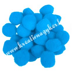 Pompon, világoskék, 10 mm, 100 db/csomag