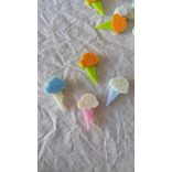 Ragasztható fagyi, filcből,csomagban