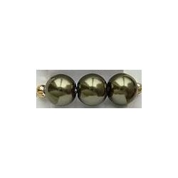 Üvegtekla, 4mm, (18) sötét oliva, 200 db/szál