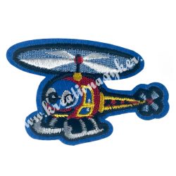 Vasalható matrica, helikopter, 7x5 cm, 5 db/csomag