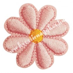 Vasalható matrica, virág, 4 cm, 5 db/csomag