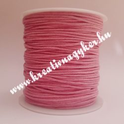   Viaszolt zsinór, 1mmx100yard, rózsaszín, 100 yard/tekercs (~91m)