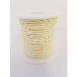   Viaszolt zsinór, 1mmx100yard, vanília, 100 yard/tekercs (~91m)